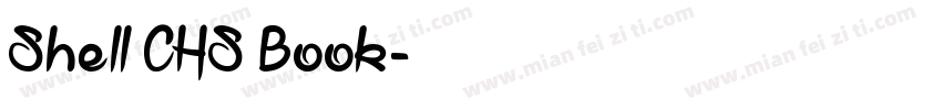 Shell CHS Book字体转换